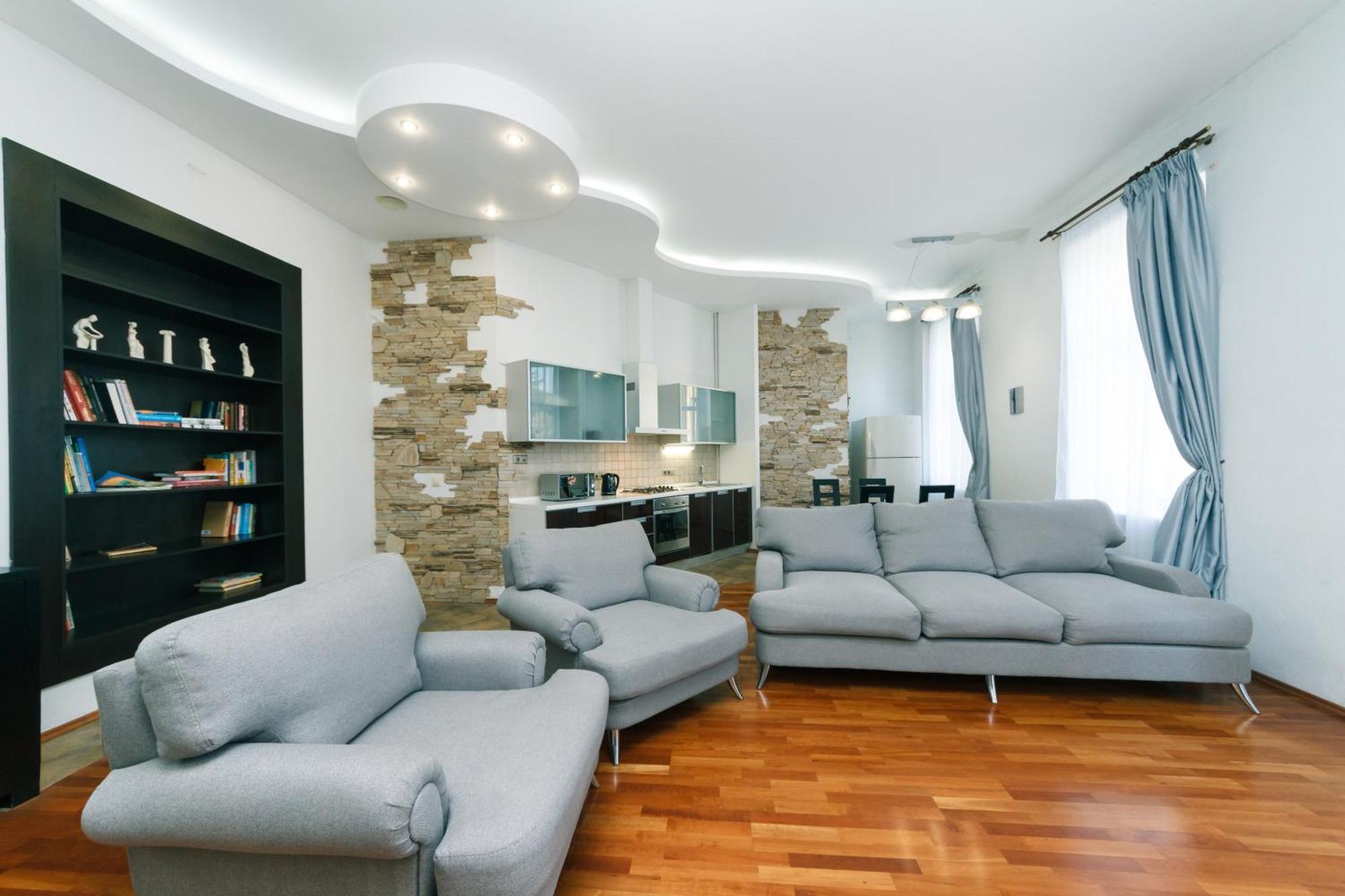 Lux Near Maidan, Khreschutyk 3Br Apartment Киев Екстериор снимка